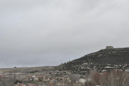 Vista Sacramenia con Ermita de San Miguel al fondo