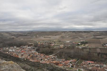 Sacramenia vista desde la ermita de S. Miguel