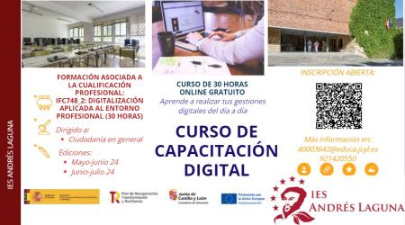 Imagen CURSO CAPACITACIÓN DIGITAL ANDRÉS LAGUNA EN SEGOVIA