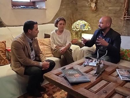 Imagen El diputado de Turismo visita en Riaza uno de los establecimientos beneficiados de la certificación Destino Starlight obtenida por la zona del Plan de Sostenibilidad Turística ‘Hoces de Segovia’